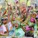 Participants dance and scream during a dance party at Riverside Park after the Ypsilanti Color Run 5K on Sunday morning. Melanie Maxwell I AnnArbor.com